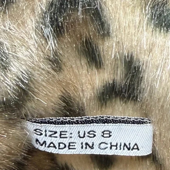 Juicy Couture Black Suede Boots Silver Sequin Juicy back faux fur lined Size 8 - Picture 10 of 12